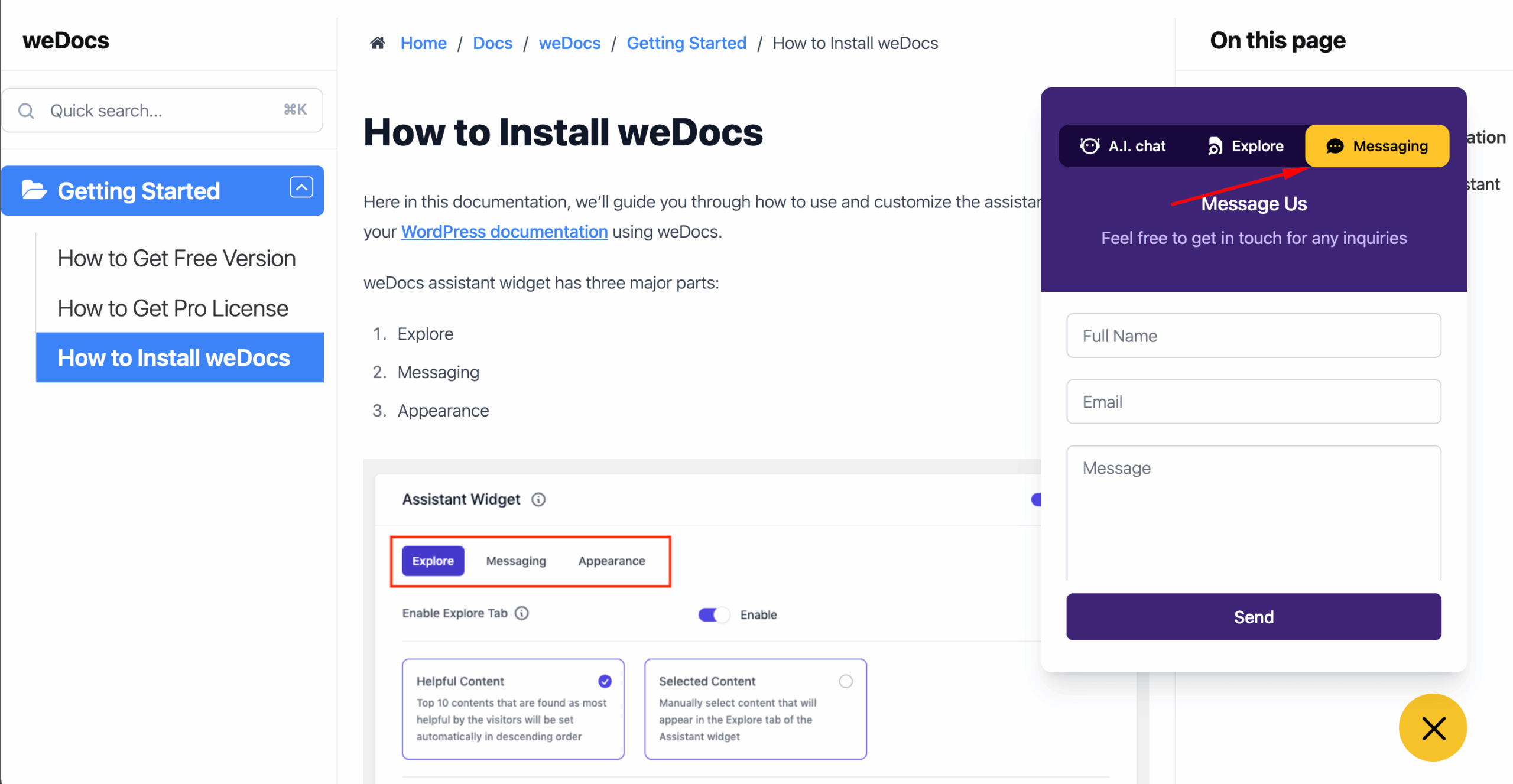 This is a screenshot of messaging