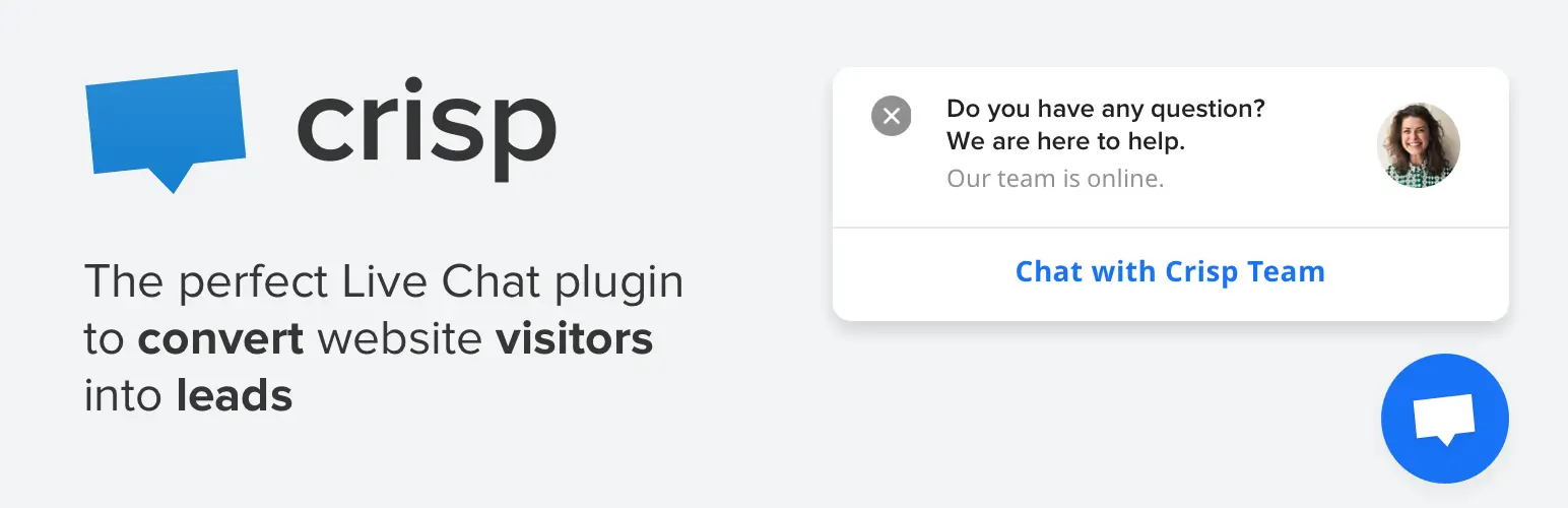 Crisp Plugin Banner