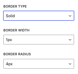 Grid border styles