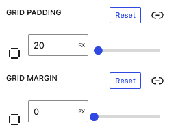 Grid spacing control