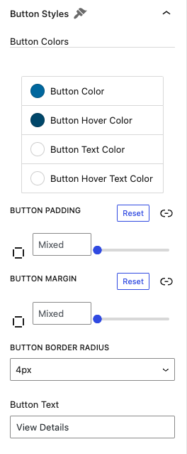 buttons styles for the grid block