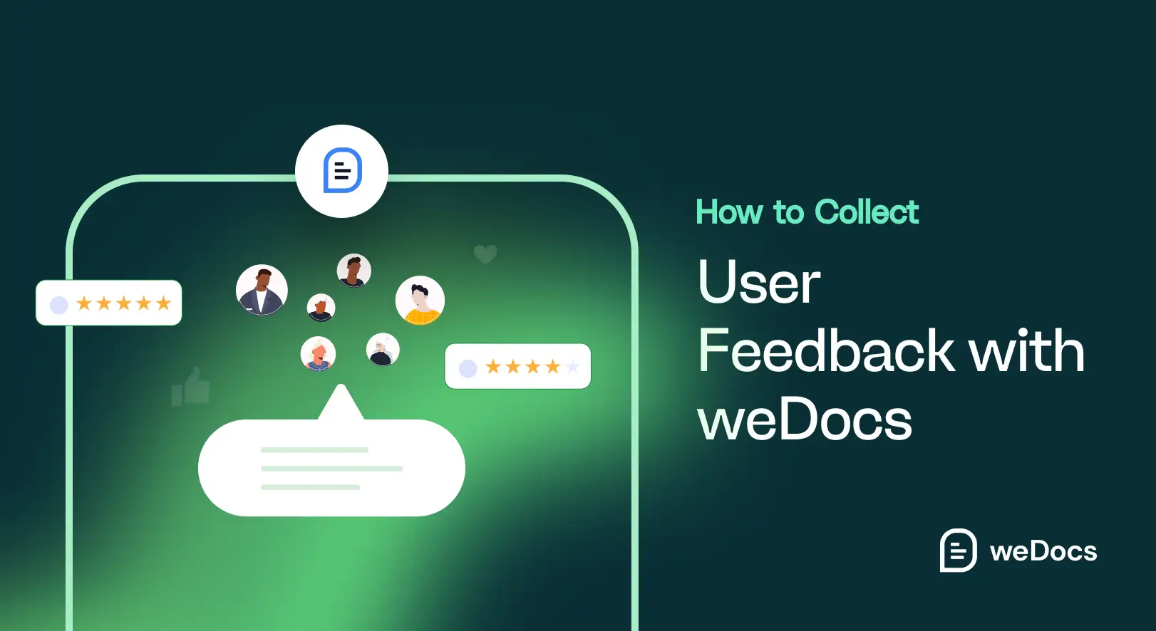 How to collect user feedback on knowledge base with wedocs