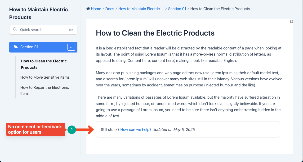 Open a documentation post