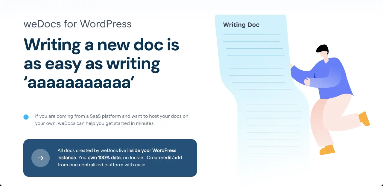 Built in post writing support
