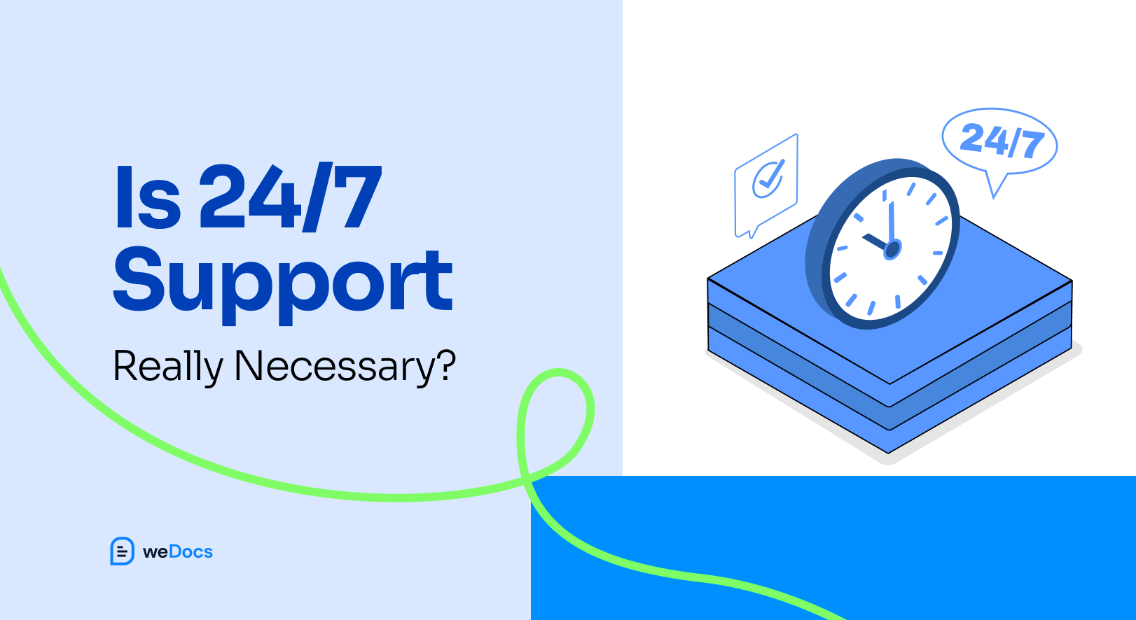 Is support really necessary