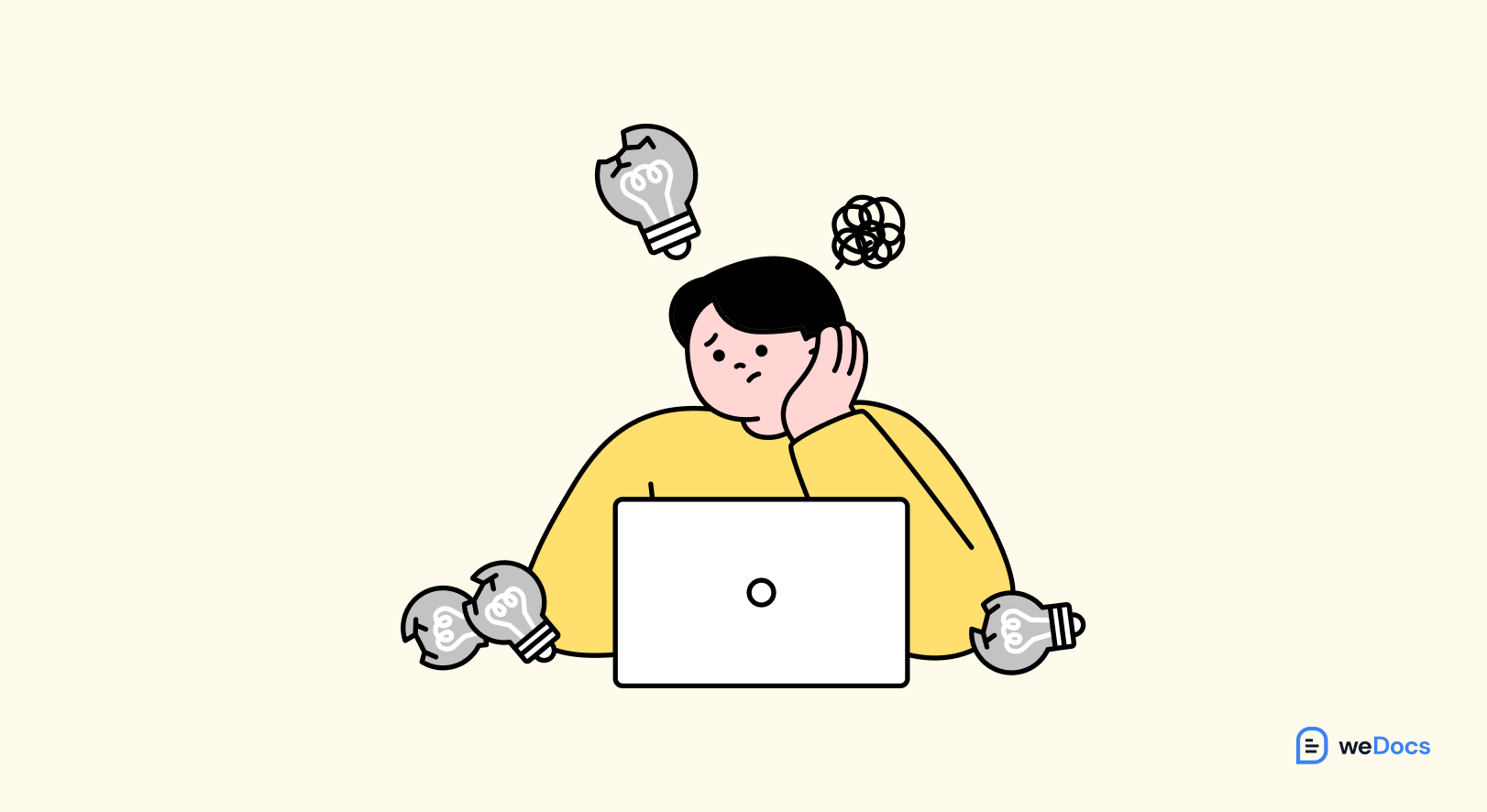 Not planning before writing the documentation