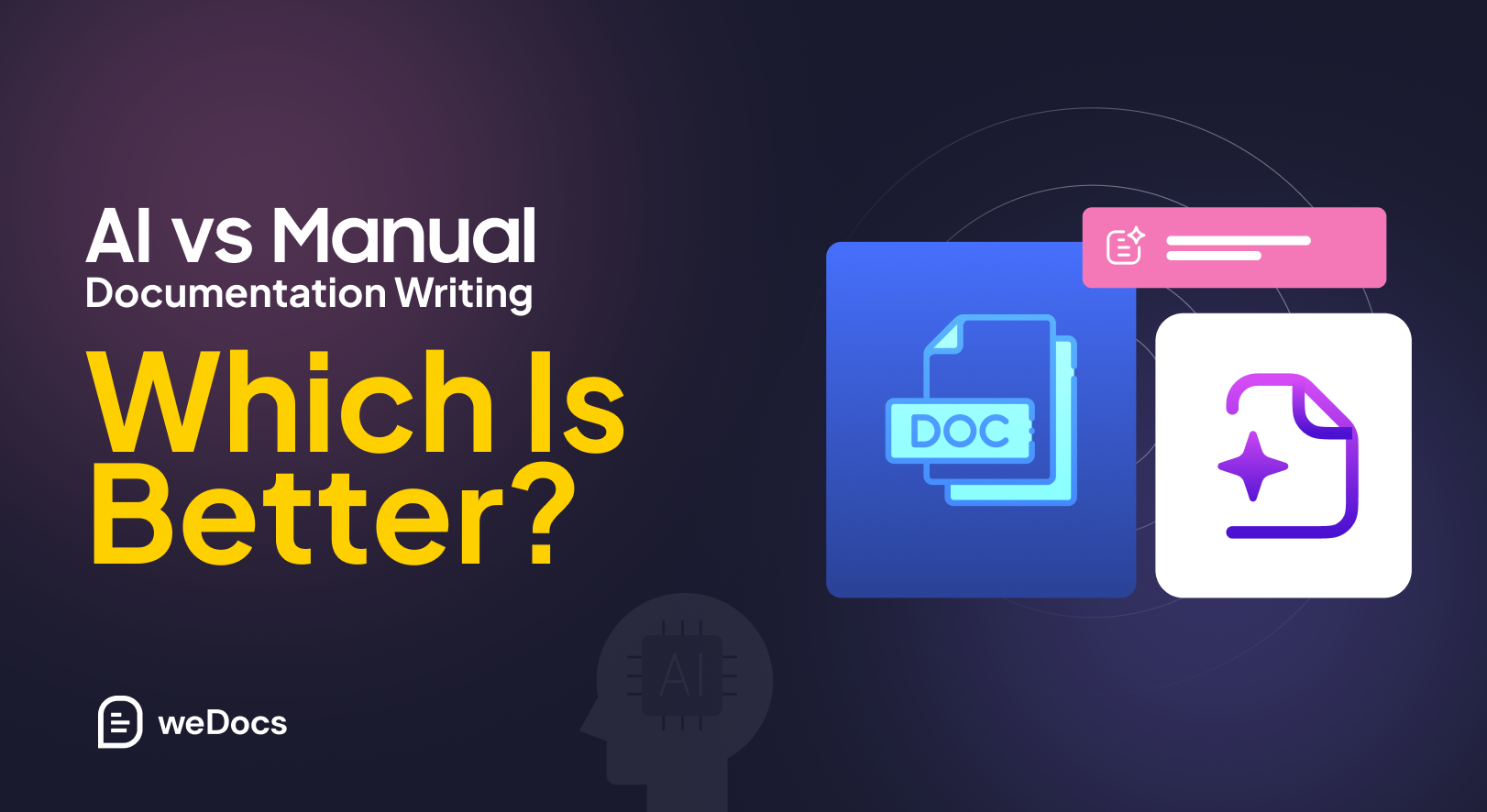 AI vs Manual Documentation Writing