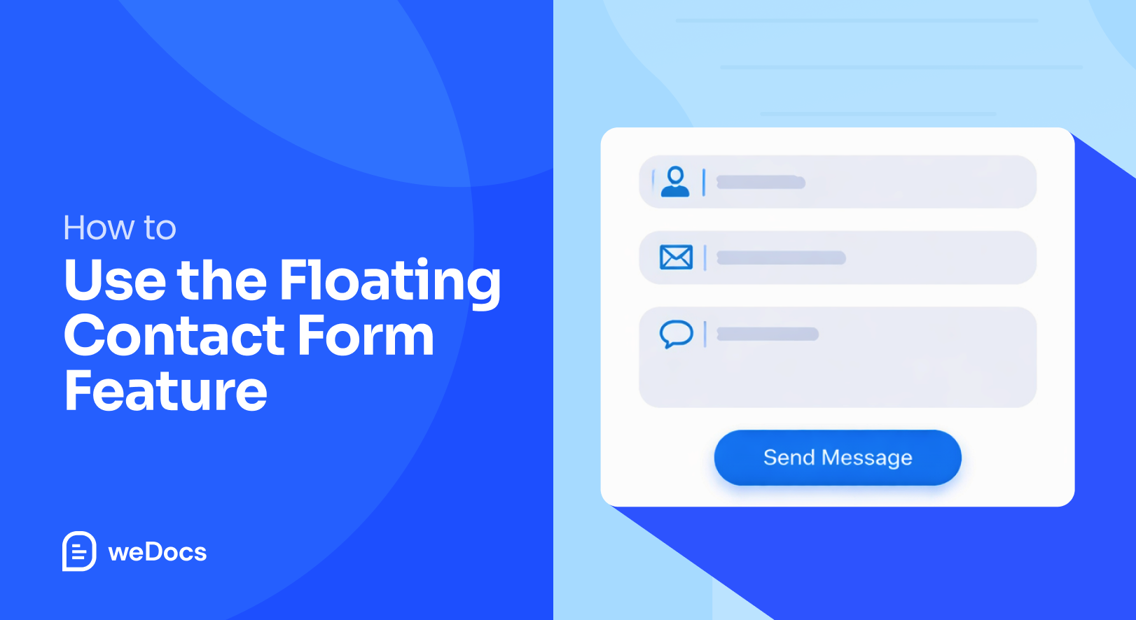 Use the Floating Contact Form Feature