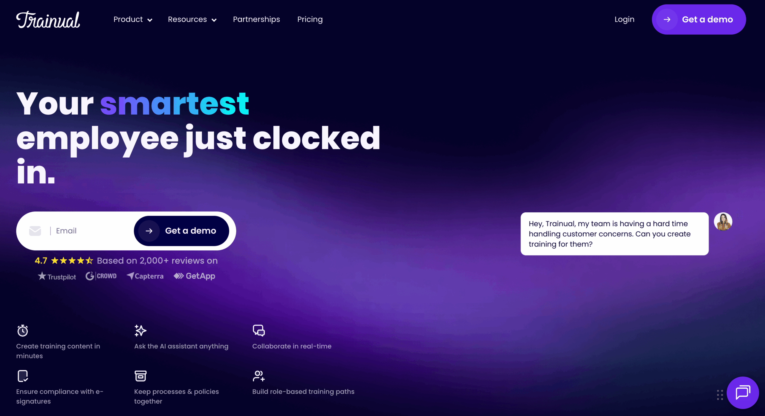 This is a screenshot of Trainual