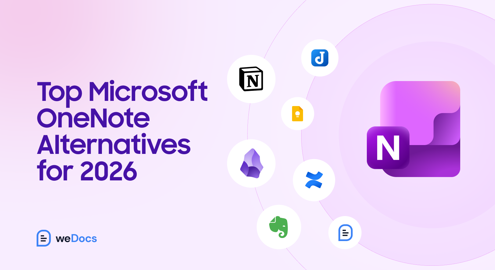 This is a feature image of one note alternative blog