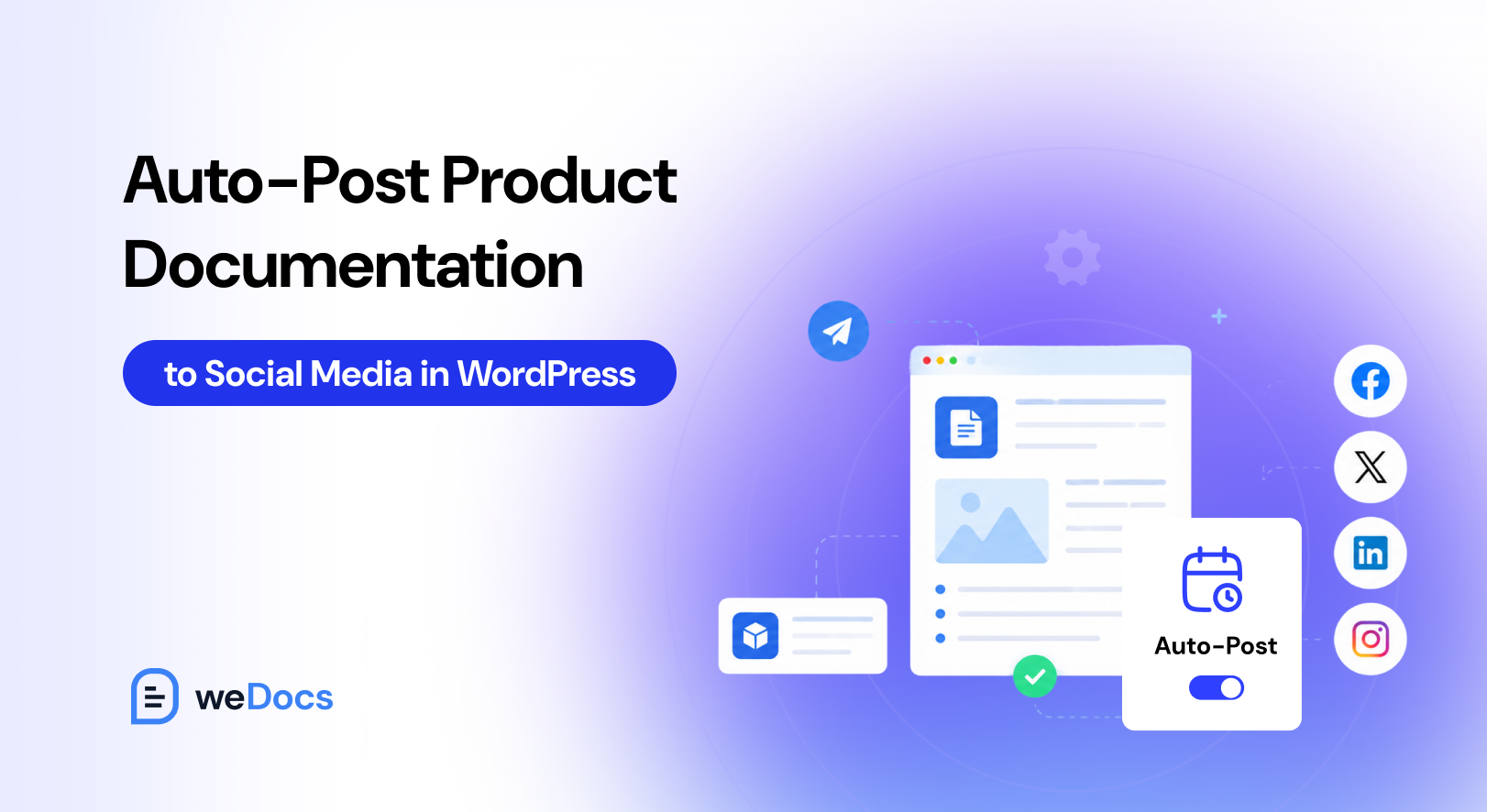 Auto Post Product Documentation to Social Media in WordPress