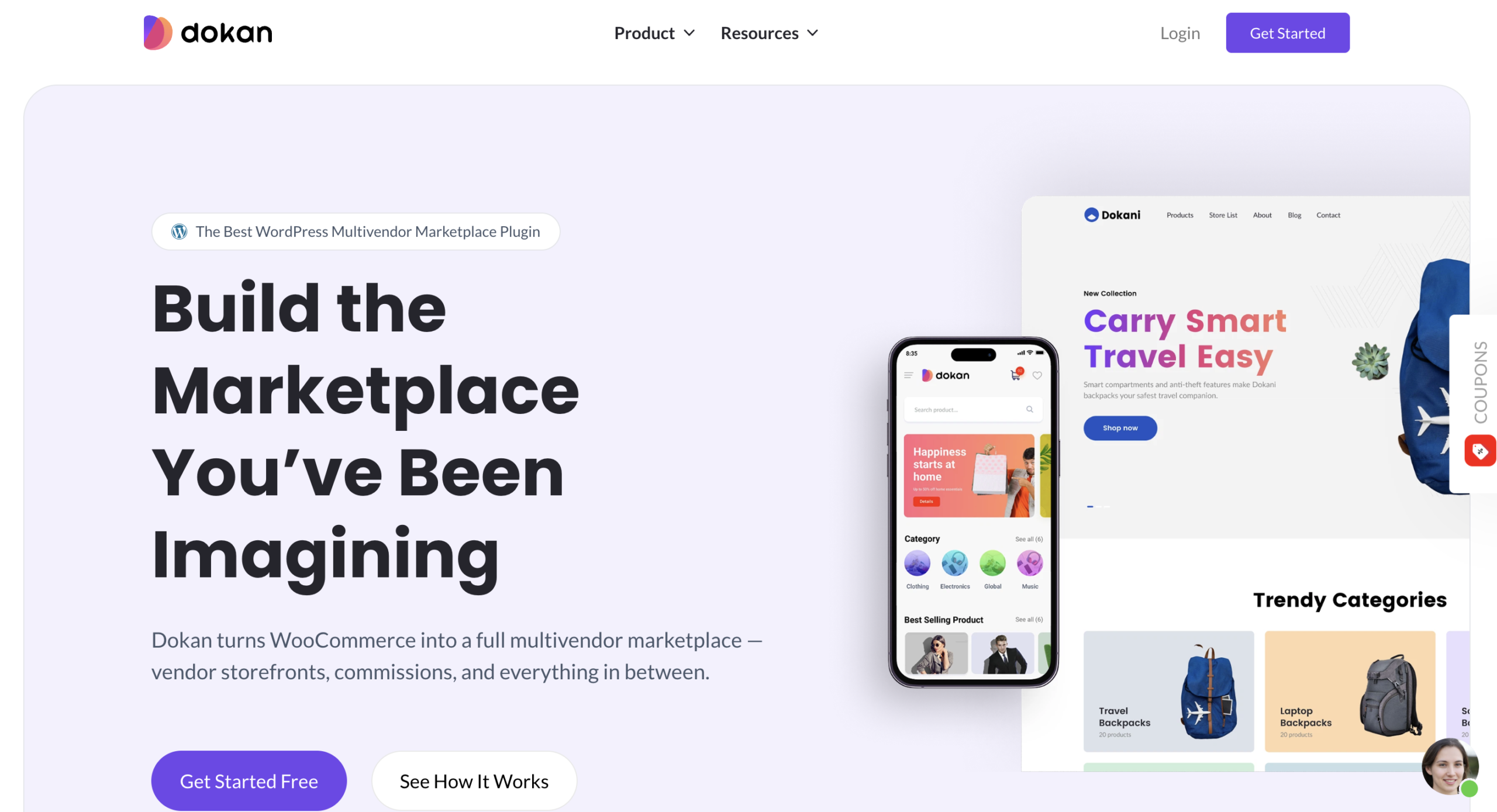 Dokan website