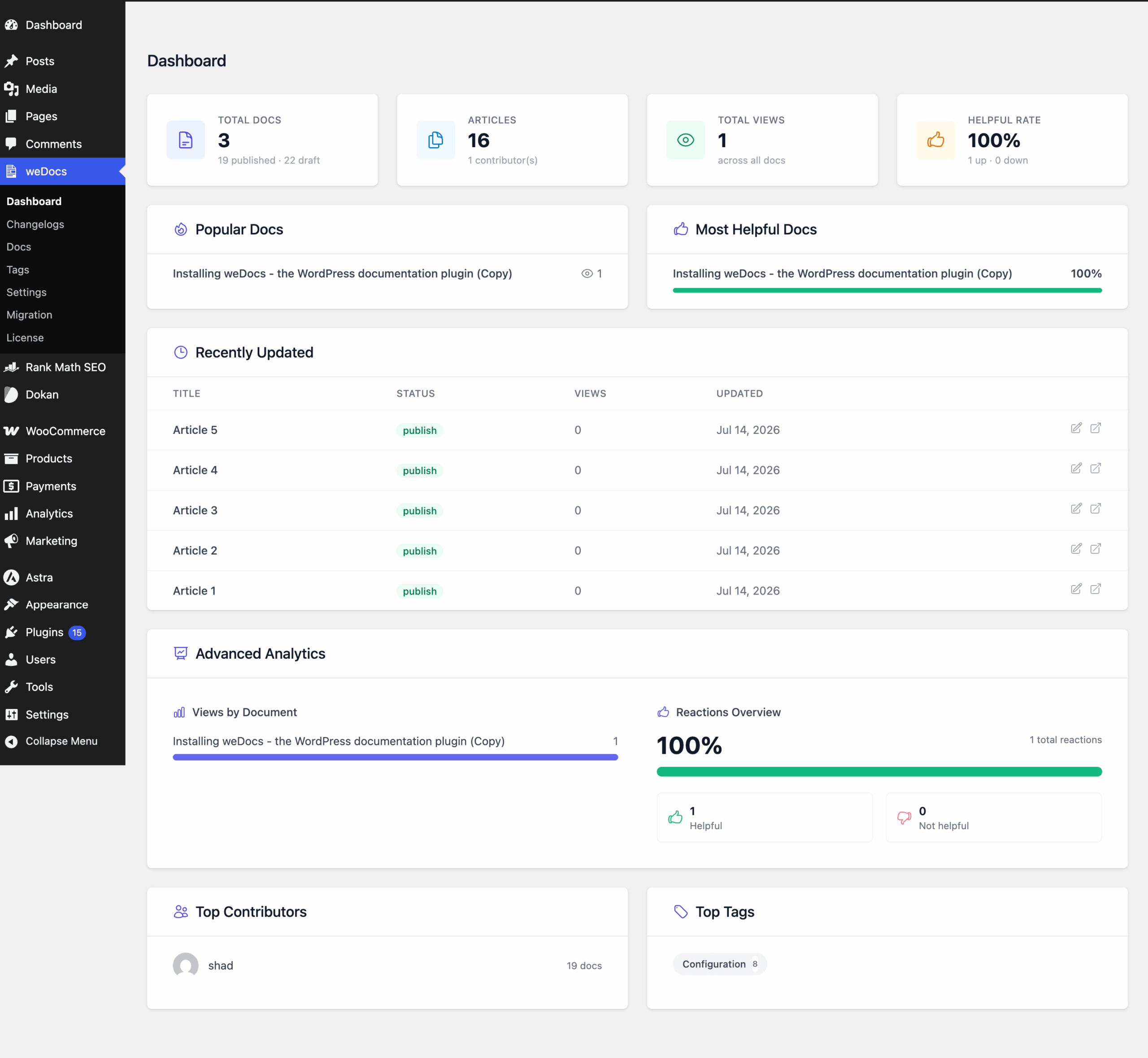 Pro Dashboard