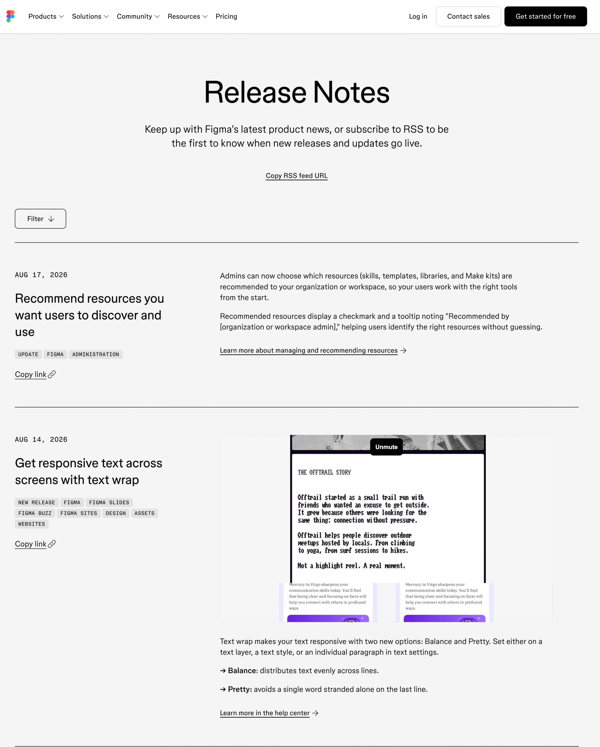 Figma Changelog