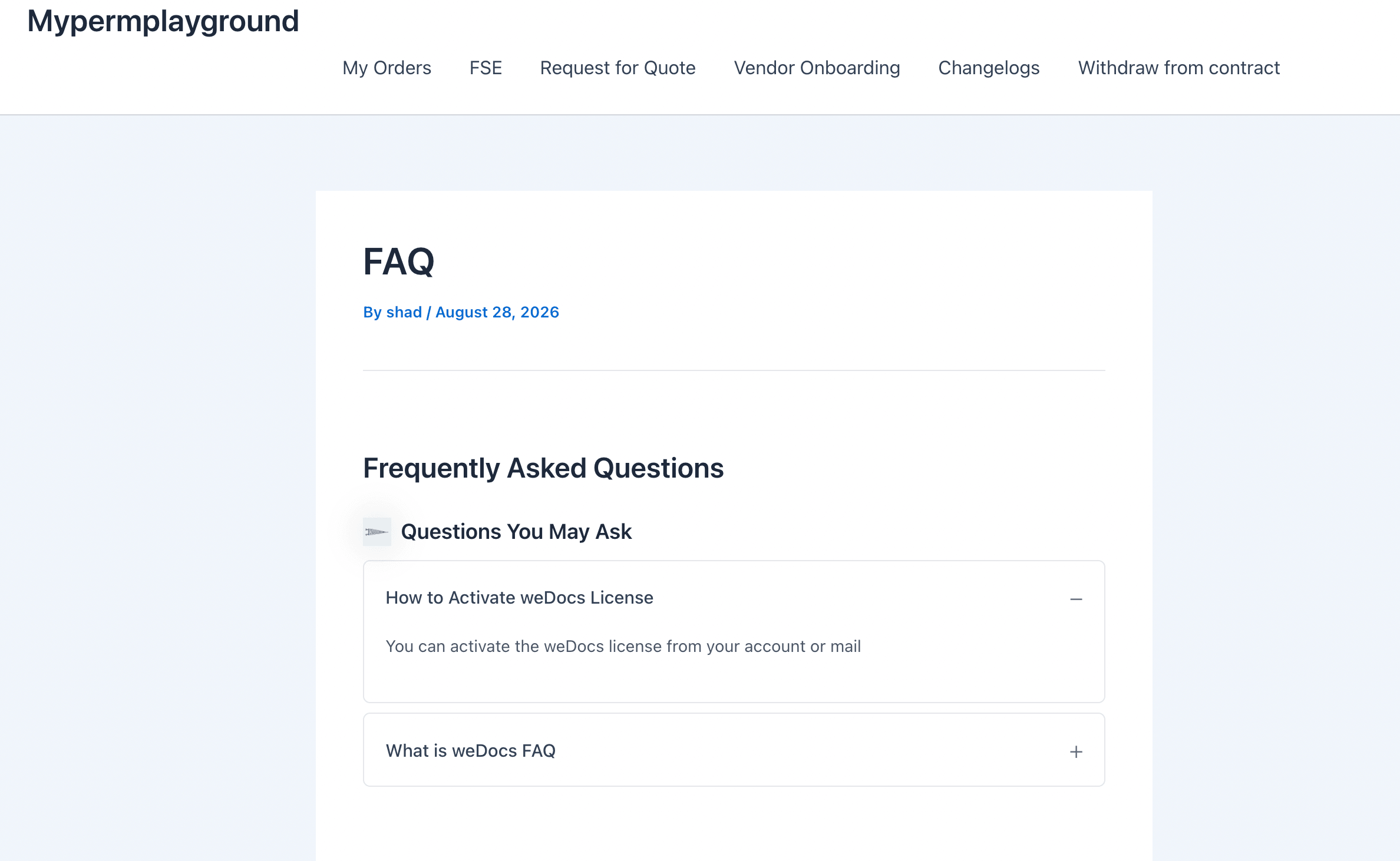Frontend FAQ