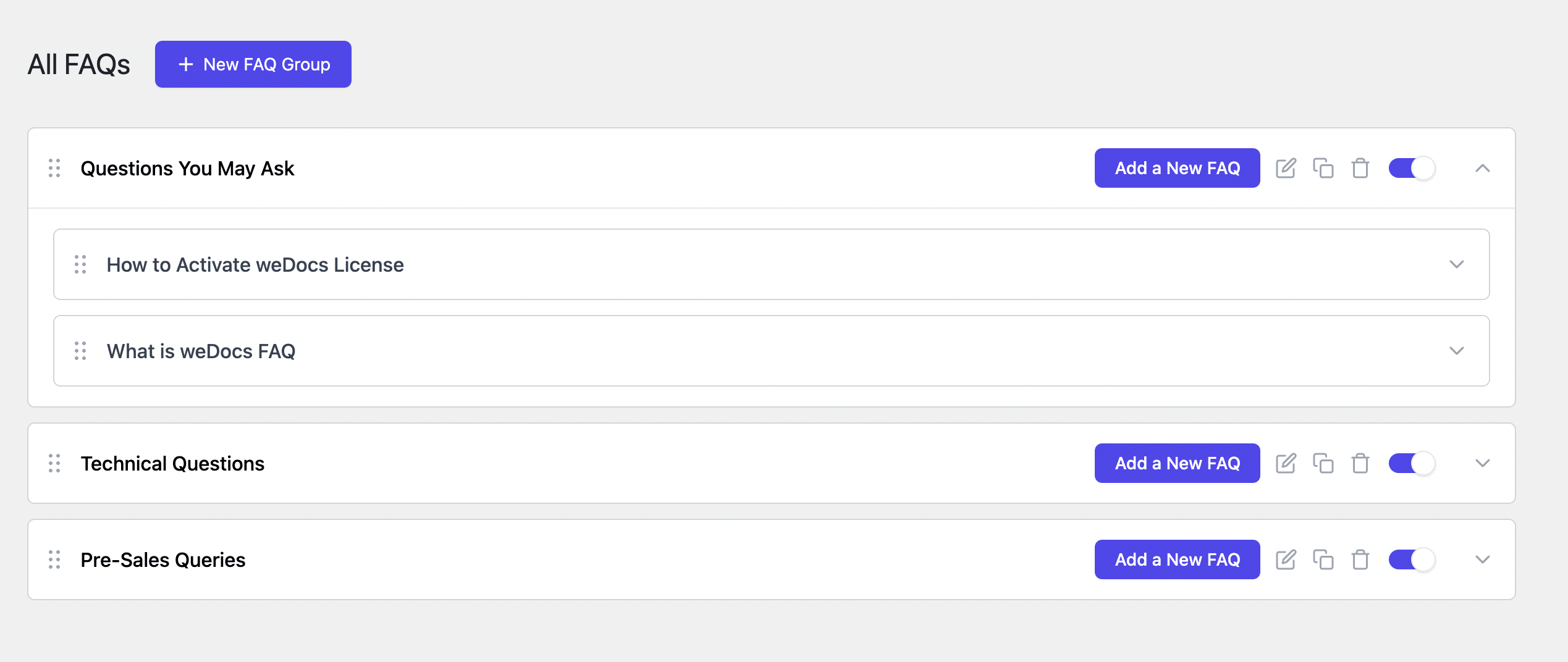 Questions Created